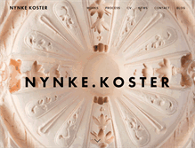 Tablet Screenshot of nynkekoster.com